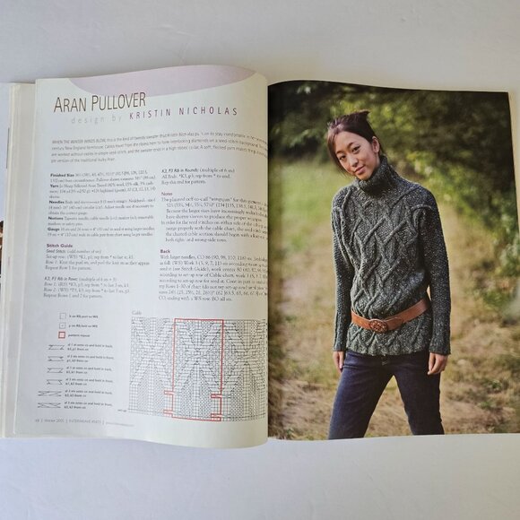 Interweave Knits Magazine Winter 2005 With 30 Winter Knitting Projects & Pattern - Picture 11 of 16